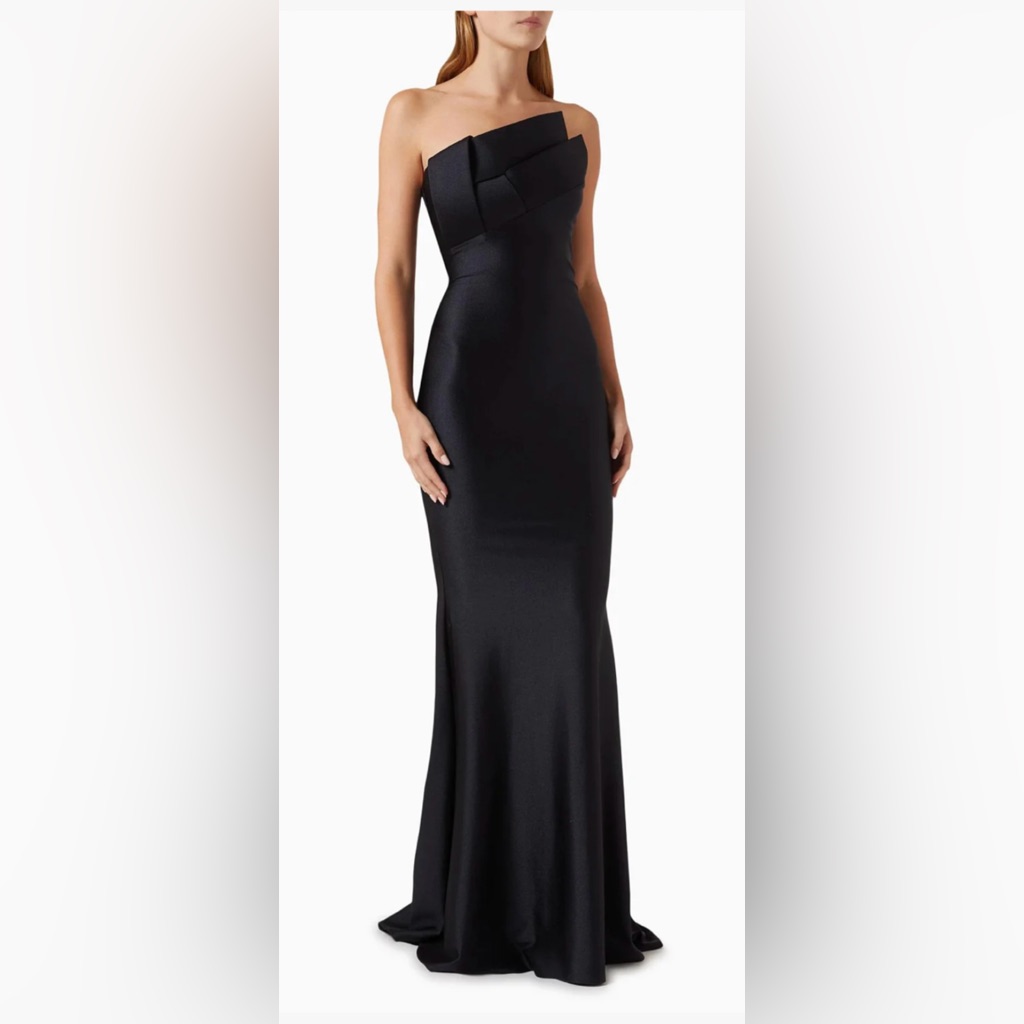 Nicole Bakti 7190l Black Gown